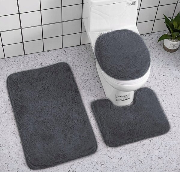 Set od tri univerzalne kupaonice sive