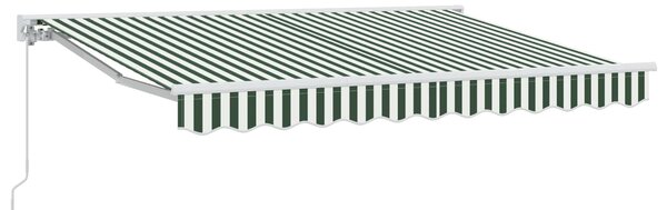 Ručno sklopiva tenda Zelena i bijela 3 x 2,5 m - Bijela / 3 x 2,5 m