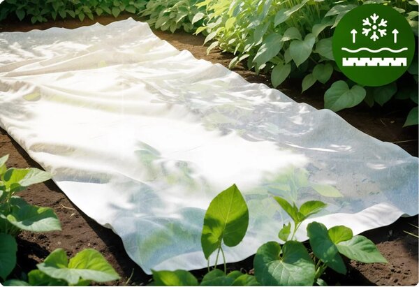 Plonos agrotekstilna navlaka 1000 cm x 160 cm - bijela