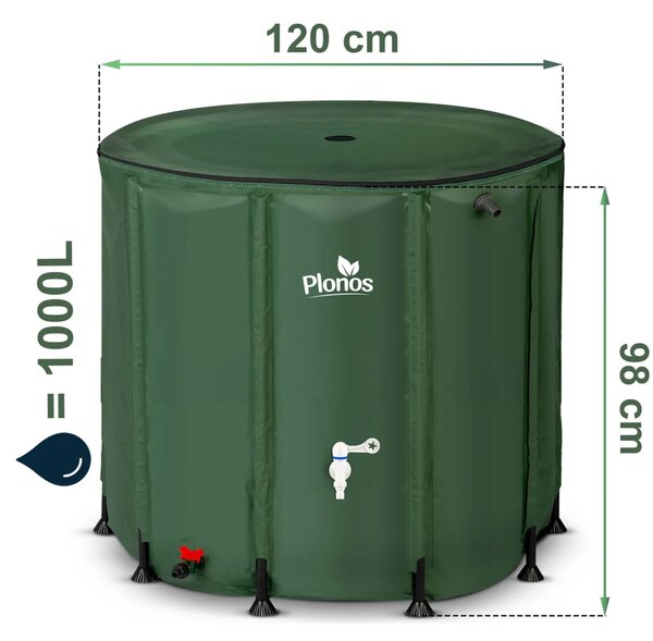 Spremnik za kišnicu od 1000 l Plonos PL-523