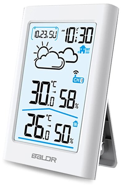 Meteorološka stanica s zaslonom BD-911 bijela