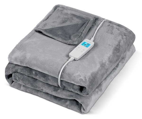Električna deka 180 x 160 cm Berdsen BD-960, siva