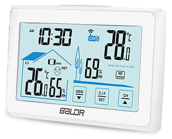 BD-910 bijela meteorološka stanica s zaslonom