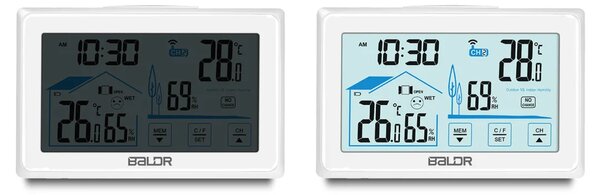 BD-910 bijela meteorološka stanica s zaslonom
