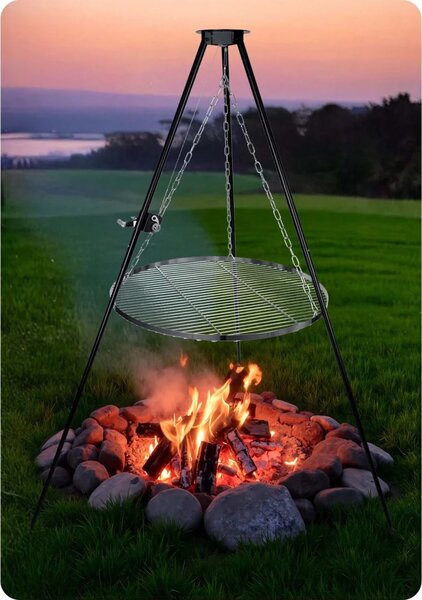 Berdsen BD-884 Rešetka za kamin s tripodom 80 cm