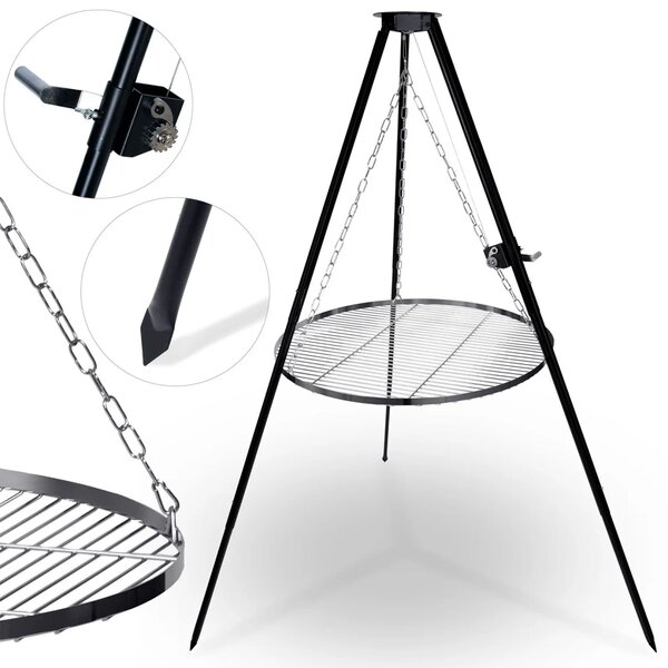 Berdsen BD-884 Rešetka za kamin s tripodom 80 cm