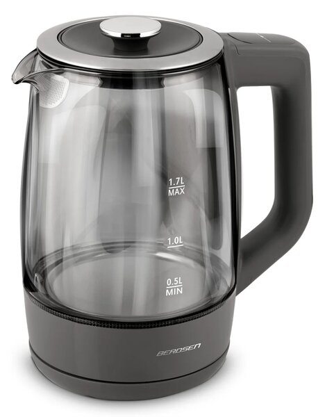 Berdsen BD-711 električni kuhalo za vodu 1,7 l, staklo