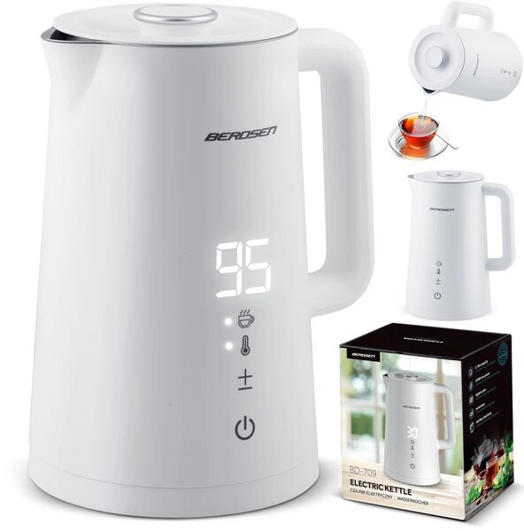 Kuhalo za vodu Berdsen BD-709, 1,7 l, bijelo