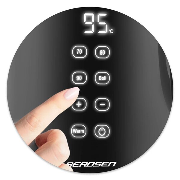 Kuhalo za vodu Berdsen BD-707, 1,7 l, crno