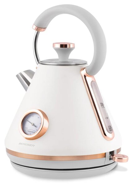 Kuhalo za vodu s termometrom Berdsen BD-701, 1,7 l, bijelo