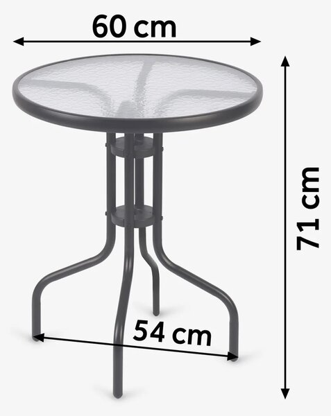Okrugli vrtni stol 60 x 71 cm Sofotel SO-981