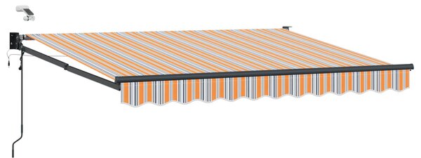 Električna retraktabilna tenda Plava i Narančasta 3 x 2,5 m - Plava / 3 x 2,5 m