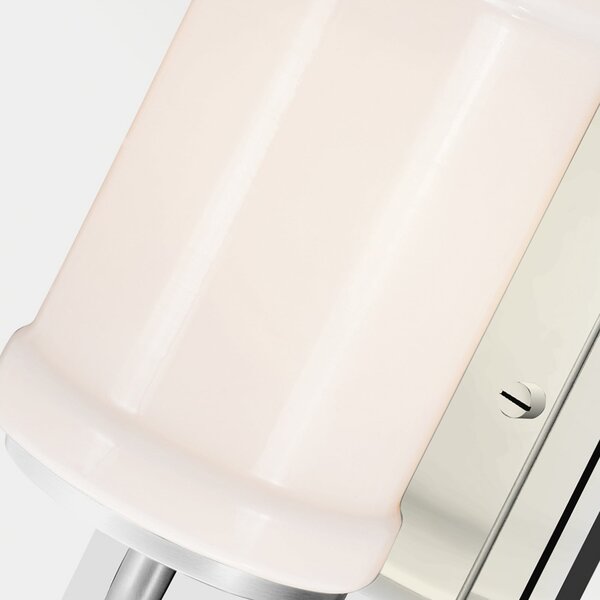 KICHLER Zidna lampa Vetivene, krom, visina 31 cm, metal, IP44, G9 LED, Krom, kupaonica, Metal