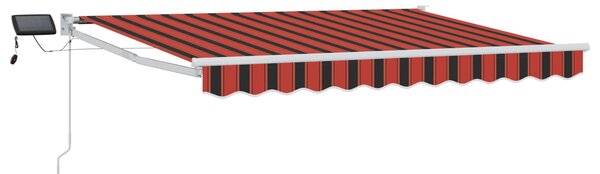 Ručna zlačivna tenda s LED diodama 3,5 x 2,5 m - Bijela / 3,5 x 2,5 m