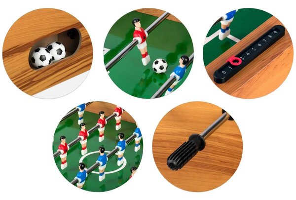 Neosport stol za stolni nogomet 121 x 61 x 80 cm NS-803 drveni