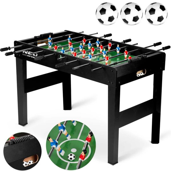 Neosport stolni nogomet 118x61x79 cm NS-805 crni