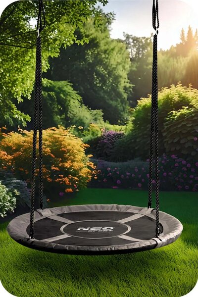 Dječja ljuljačka Neo-Sport Swingo ptičje gnijezdo, Ø 110 cm, crvena, var. 110311