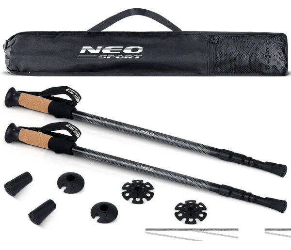 Planinarski štapovi Neo-Sport NS-380, siva