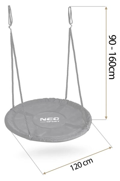 Dječja ljuljačka Neo-Sport NS-103 ptičje gnijezdo, Ø 120 cm
