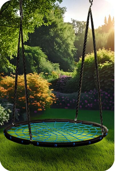 Dječja ljuljačka Neo-Sport NS-104 ptičje gnijezdo, Ø 120 cm, crvena, var. 110421