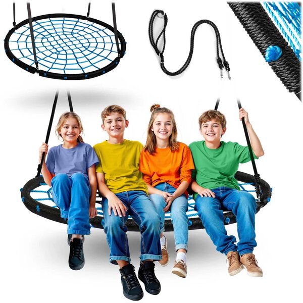 Dječja ljuljačka Neo-Sport NS-104 ptičje gnijezdo, Ø 120 cm, crvena, var. 110421