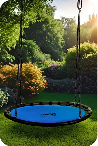 Dječja ljuljačka Neo-Sport Swingo ptičje gnijezdo, Ø 120 cm, crvena, var. 110221