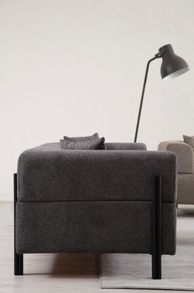 Woody Fashion Trosjed Gio 3 Seater - Anthracite