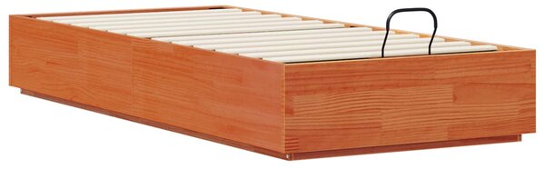 Otomanski krevet Vosak Smeđa 80 x 200 cm Masivna borovina - Smeđa / 80 x 200 cm