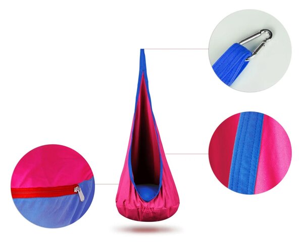 Viseća stolica Cocoon Neo-Sport roza