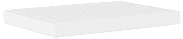 Krevet s madracem plavi 140x190 cm baršunasti - Plava / 140 x 190 cm