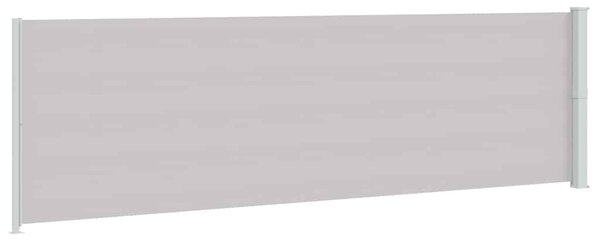 Uvlačiva bočna tenda za terasu 180 x 600 cm siva - Siva / 180 x 600 cm
