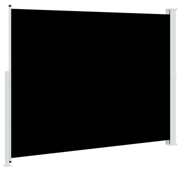 Uvlačiva bočna tenda za terasu 220 x 300 cm crna - Crna / 220 x 300 cm