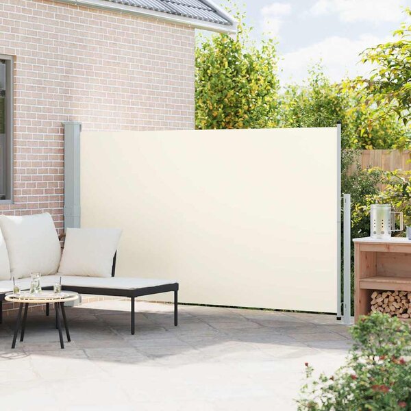Uvlačiva bočna tenda za terasu 180 x 300 cm krem - Krema / 180 x 300 cm