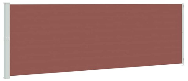 Uvlačiva bočna tenda za terasu 200 x 600 cm smeđa - Smeđa / 200 x 600 cm