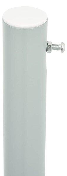 Uvlačiva bočna tenda za terasu 200 x 600 cm siva - Siva / 200 x 600 cm
