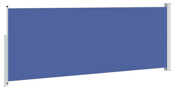 Uvlačiva bočna tenda za terasu 180 x 500 cm plava - Plava / 180 x 500 cm