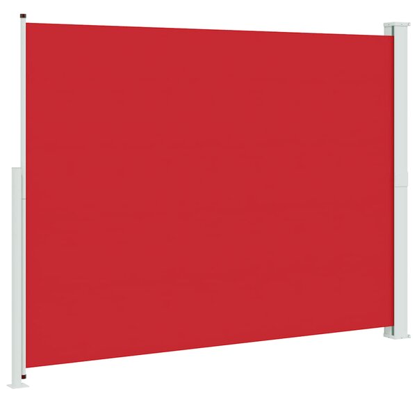 Uvlačiva bočna tenda za terasu 220 x 300 cm crvena - Crvena / 220 x 300 cm