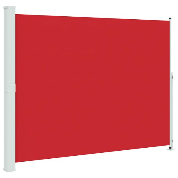 Uvlačiva bočna tenda za terasu 220 x 300 cm crvena - Crvena / 220 x 300 cm