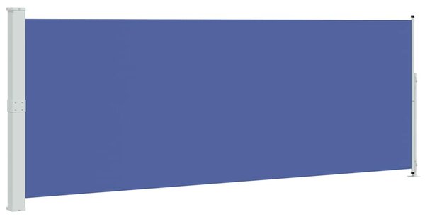 Uvlačiva bočna tenda za terasu 180 x 500 cm plava - Plava / 180 x 500 cm