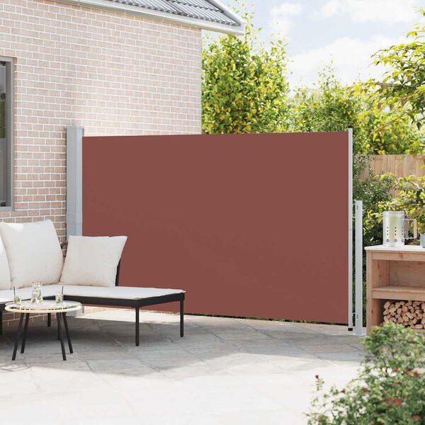 Uvlačiva bočna tenda za terasu 180 x 300 cm smeđa - Smeđa / 180 x 300 cm