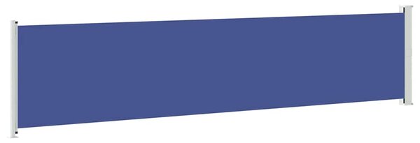 Uvlačiva bočna tenda za terasu 140 x 600 cm plava - Plava / 140 x 600 cm