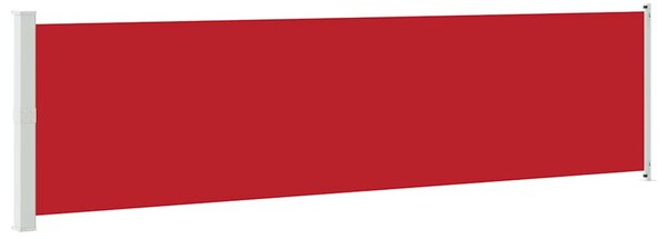 Uvlačiva bočna tenda za terasu 600 x 160 cm crvena - Crvena / 160 x 600 cm