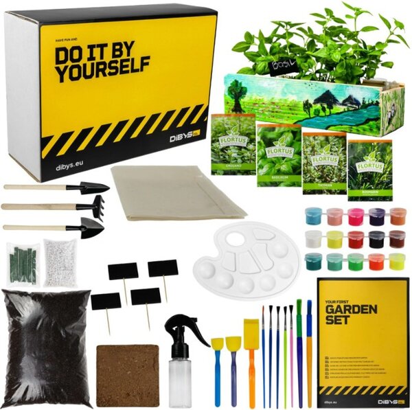 DIY vrtni set, začinsko bilje