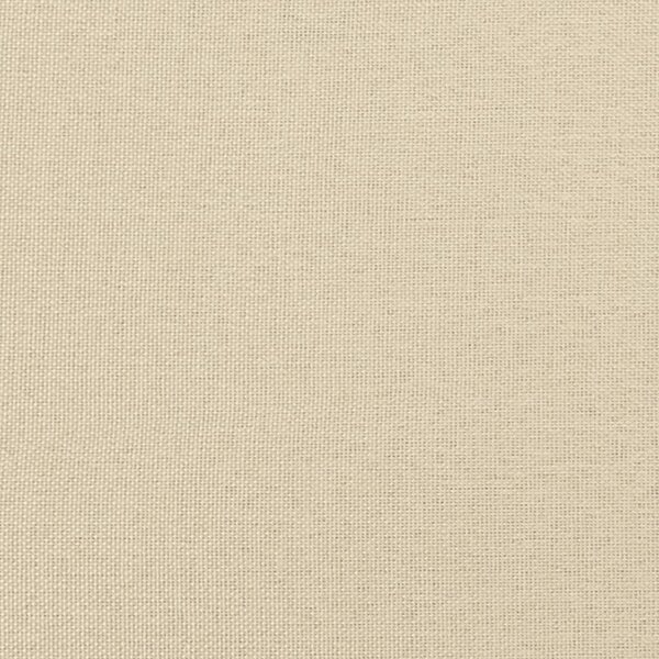 Krevet s madracem Dover krem 200 x 200 cm od tkanine - Krema / 200 x 200 cm