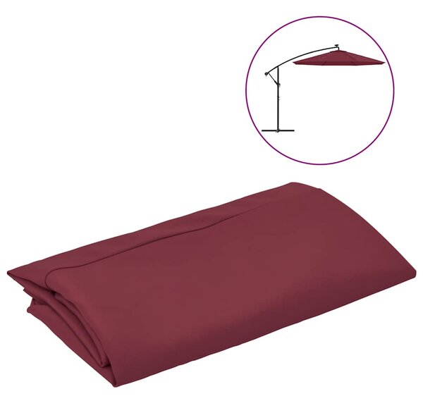 Zamjenska tkanina za konzolni suncobran 300 cm bordo - Bordo crvena / 300 cm