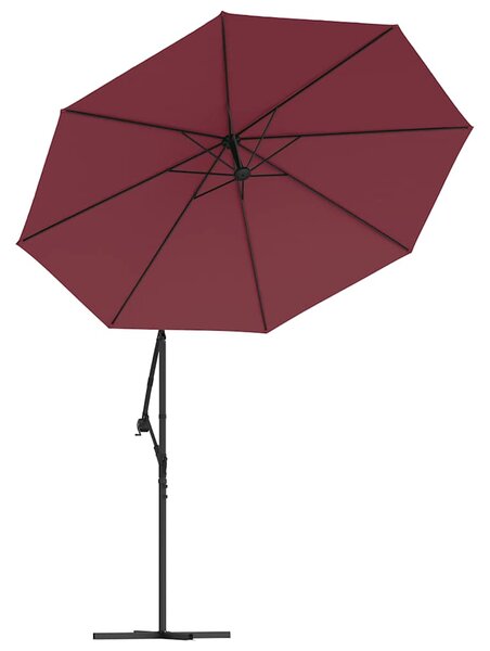 Zamjenska tkanina za konzolni suncobran 300 cm bordo - Bordo crvena / 300 cm