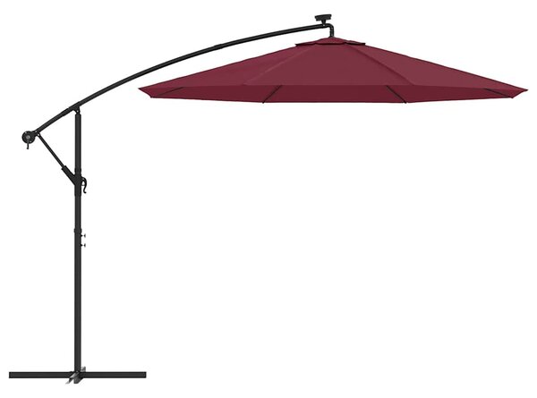 Zamjenska tkanina za konzolni suncobran 300 cm bordo - Bordo crvena / 300 cm