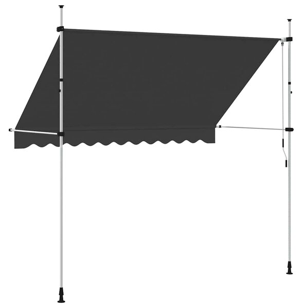 Tenda na ručno uvlačenje 300 cm antracit - Antracitno siva / N/A