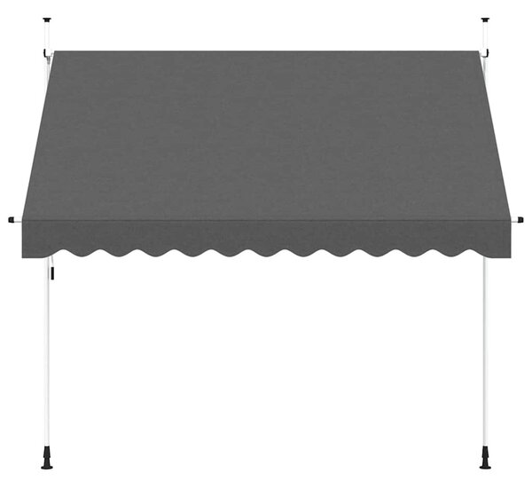 Tenda na ručno uvlačenje 300 cm antracit - Antracitno siva / N/A