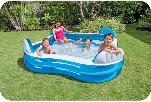 Napuhni bazen sa sjedalima 229 x 229 x 66 cm INTEX 56475